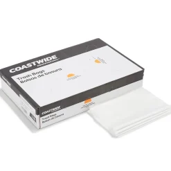Coastwide Professional ™ 40-45 Gallon Trash Bag, 40" x 46", Low Density, 1.5 mil, Clear, 100 Bags/Box (CW50714)