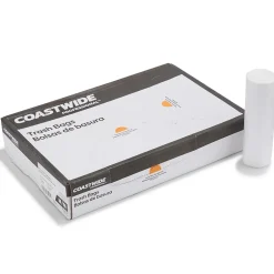 Coastwide Professional ™ 30-33 Gallon Trash Bag, 33" x 40", High Density, 12 mic, Natural, 250 Bags/Box (CW18199)