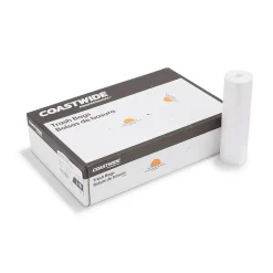 Coastwide Professional ™ 40-45 Gallon Trash Bag, 40" x 48", High Density, 12 mic, Natural, 250 Bags/Box (CW18203)