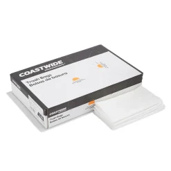 Coastwide Professional ™ 40-45 Gallon Trash Bag, 40" x 46", Low Density, 0.74 mil, White, 100 Bags/Box (CW18192)