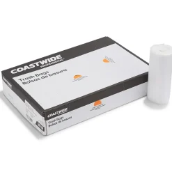 Coastwide Professional ™ 30-33 Gallon Trash Bag, 33" x 40", High Density, 16 mic, Natural, 250 Bags/Box (CW18200)