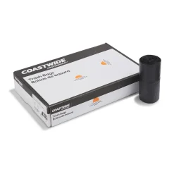 Coastwide Professional ™ AccuFit 23 Gallon Trash Bag, 28" x 45", Low Density, 0.9 mil, Black, 200 Bags/Box (CW22932)