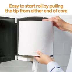 Paper Towels<Coastwide Professional ™ Centerpull Paper Towel, 2-Ply, White, 660 Sheets/Roll, 6 Rolls/Carton (CW26115)