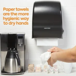 Paper Towels<Coastwide Professional ™ Hardwound Paper Towels, 1-Ply, 350 ft./Roll, 12 Rolls/Carton (CW21813)