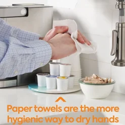 Paper Towels<Coastwide Professional ™ J-Series Hardwound Paper Towels, 1-ply, 800 ft./Roll, 6 Rolls/Carton (CWJHT-NAT)