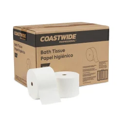 Coastwide Professional ™ J-Series 2-Ply Small Core Bath Tissue, White, 1500 Sheets/Roll, 18 Rolls/Carton (CWJBT-1500)