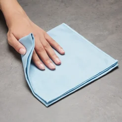 Coastwide Professional ™ Microfiber Wipers, Blue Suede, 12/Pack (CW52880)