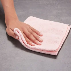 Coastwide Professional ™ Microfiber Wipers, Pink, 12/Pack (CW57317)