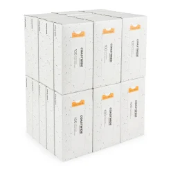 Coastwide Professional ™ Recycled Facial Tissue, 2-Ply, 100 Sheets/Box, 30 Boxes/Carton (CW57776)