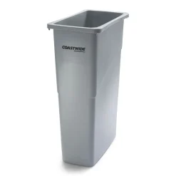 Coastwide Professional ™ Slim Plastic Trash Can with no Lid, , 23 Gal. (CW50717)