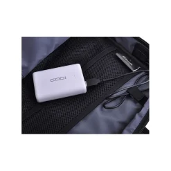 CODi USB-A/USB-C Power Bank for Multiple Brands, 10000 mAh, White (A03031)