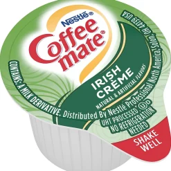 Milk & Creamer<Coffee mate Irish Crème Liquid Creamer, 0.38 oz., 200/Carton (NES35112CT)
