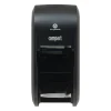 Georgia-Pacific Compact® 2-Roll Vertical Coreless Toilet Paper Dispenser by GP PRO, Black (56790A)