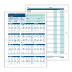 Outlet 2024-2025 Academic Attendance Calendar, 50/Pack (A43005015) Hr Forms