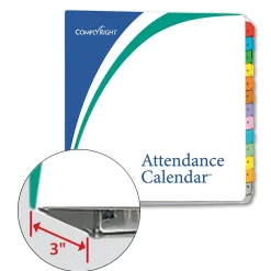 Best 2025 Attendance Calendar Set, 200 Forms/Pack (A1411W16PK200) Hr Forms