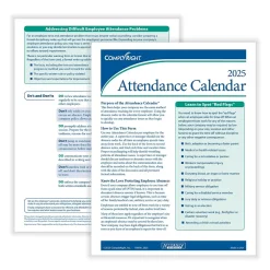 Discount 2025 Attendance Calendar Set, 50 Forms/Pack (A1411W16PK50) Hr Forms