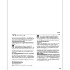 Sale 2024 1095-B Tax Form, 1-Part, White/Black, 50/Pack (1095B50) Tax Forms