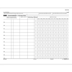 Sale 2024 1095-B Tax Form, 1-Part, White/Black, 25/Pack (1095BIRSC25) Tax Forms