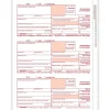 2024 1099-NEC Tax Form, 1-Part, 3-Up, Federal Copy A, 50/Pack (NEC511050) Tax Forms
