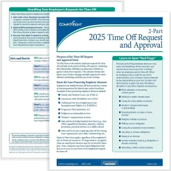 Discount 2025 Time Off Request and Approval Form, 2-Part, 50 Forms/Pack (A0030) Hr Forms