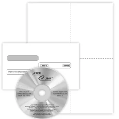 Online 2024 W-2 Recipient Copy Only Tax Form, Envelopes and LaserLink Software, 4-Up, White, 50/Pack (5209ES) Tax Forms