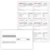 Clearance 2024 W-2 Tax Form Envelopes/Recipient Copy Only, 1-Part, 4-Up, Copy B, C, 2 and 2 combined, 50/Pack (5205E) Tax Forms