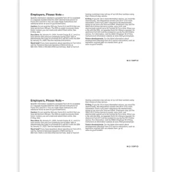 Hot 2024 W-2 Tax Form, 1-Part, 2-Up, Employer Copy D, 50/Pack (520450) Tax Forms