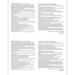 Clearance 2024 W-2 Tax Form, 2-Part, 2-Up, Employee Copy C, 50/Pack (520350) Tax Forms