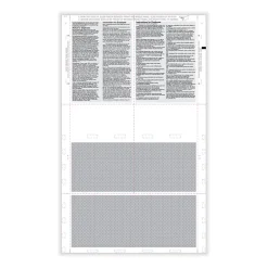 Sale 2024 W-2 Tax Form, 1-Part, 4-Up, Copy B, C, 500/Pack (PS1289) Tax Forms