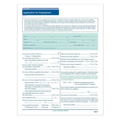 New ™ Colorado Job Application, Pack of 50 (A2179CO) Hr Forms