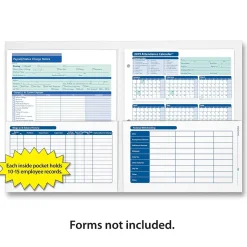 Online ™ Confidential Employee Payroll Records Folder, Pack of 25 (A2317) Hr Forms