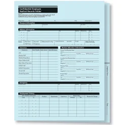 Sale Confidential Employee Medical Records Folder, Pack of 25 (A2211) Medical Forms
