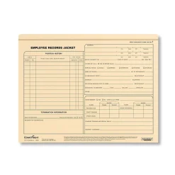 New ™ Employee Records Folder, Letter Size, Pack of 25 (A5001) Hr Forms