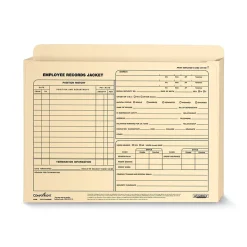 Clearance â„¢ Expanded Employee Records Folder, Letter Size, Pack of 25 (A5008) Hr Forms