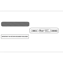 ComplyRight Self Seal Security Tinted Double-Window Tax Envelopes, 5 5/8" x 9", 50/Pack (9999250)* Security Tinted