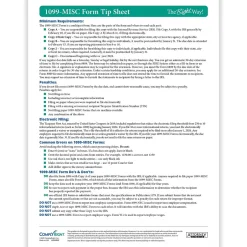 Best TaxRight 2024 1099-MISC Tax Form Tax Forms, Envelopes, TipSheet & Software, 4-Part, 10/Pack (SC6103ES10) Tax Forms
