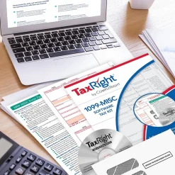 Best TaxRight 2024 1099-MISC Tax Form Tax Forms, Envelopes, TipSheet & Software, 4-Part, 10/Pack (SC6103ES10) Tax Forms