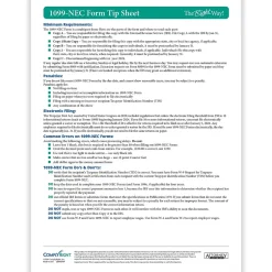 Hot TaxRight 2024 1099-NEC Tax Form Tax Forms, Envelopes, TipSheet & Software, 4-Part, 15/Pack (NECSC6103ES15) Tax Forms