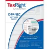 Online TaxRight 2024 1099-NEC Tax Form Tax Forms, Envelopes, TipSheet & Software, 4-Part, 25/Pack (NECSC6103ES25) Tax Forms