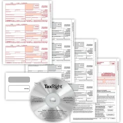 Online TaxRight 2024 1099-NEC Tax Form Tax Forms, Envelopes, TipSheet & Software, 4-Part, 25/Pack (NECSC6103ES25) Tax Forms