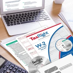 Outlet TaxRight 2024 W-2 Tax Form Tax Forms, Envelopes, TipSheet & Software, 4-Part, 10/Pack (SC5645ES10) Tax Forms