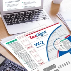 Best TaxRight 2024 W-2 Tax Form Tax Form Set with Envelopes, 6-Part, 25/Pack (SC5650E25) Tax Forms