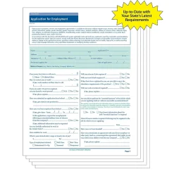 Hot ™ Virginia Job Application, Pack of 50 (A2179VA) Hr Forms