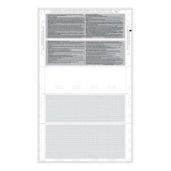 W-2 Tax Form, Horizontal, Pressure-Seal, 4-U, 500/Pack (5228) Tax Forms