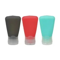 cool gear Go Gear Silicone Travel Toiletry Tube, Assorted Colors (T0W706ST)
