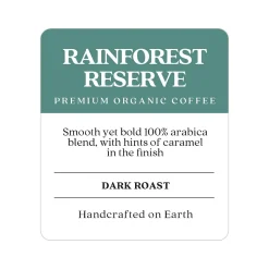 Coffee<Copper Moon Coffee Copper Moon Rainforest Reserve Organic Caramel Ground Coffee, Dark Roast, 12 oz. (205345 - BAG)