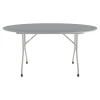 Folding Table, 62" Dia., Gray (CF60TF-15) Folding Tables