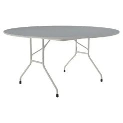 Folding Table, 62" Dia., Gray (CF60TF-15) Folding Tables