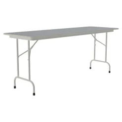 Outlet Folding Table, 72" x 24", Gray (CF2472TF-15) Folding Tables