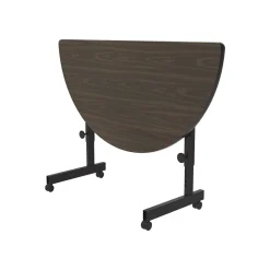 Folding Table, 48" x 24", Walnut (FT2448TFHR-01) Folding Tables